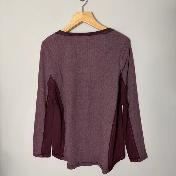 Sundance Waffle Knit Henley Thermal Tunic Long Sleeve Size Large 841 - Picture 10 of 12